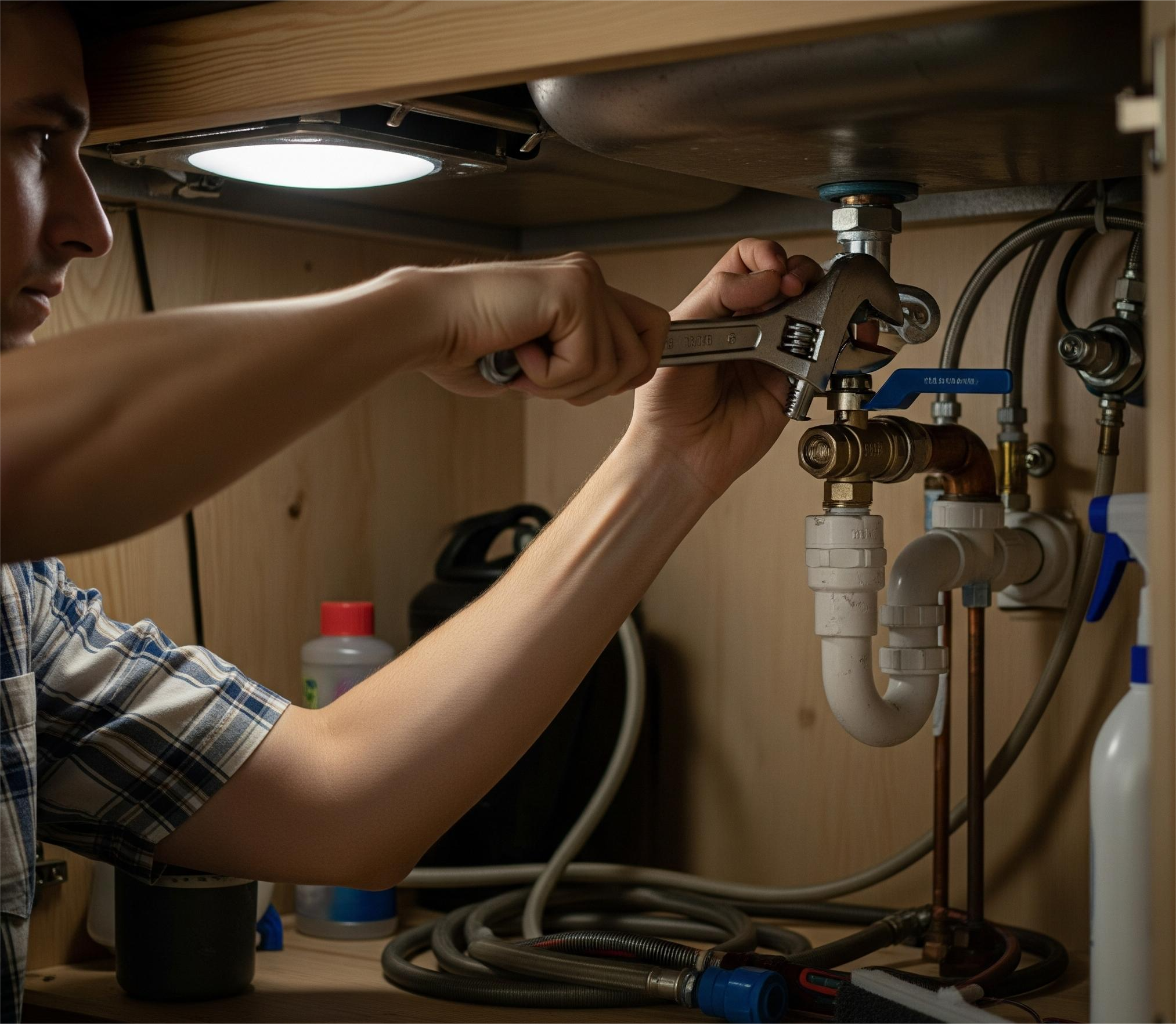 Fix a leaky tap - step 1